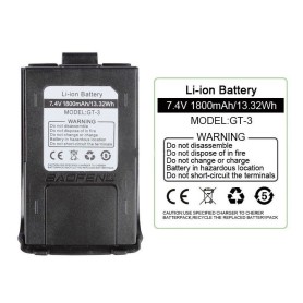 Bateria 1800Mah Baofeng Gt-3